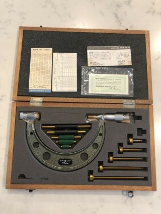 Vintage Mitutoyo Micrometer In Plastic