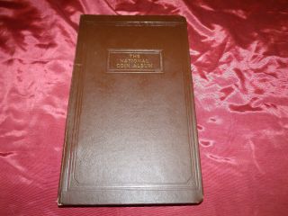 Vintage Rare National Coin Album Large Cents 1793 - 1857 & Nickel & Silver 3 Cent