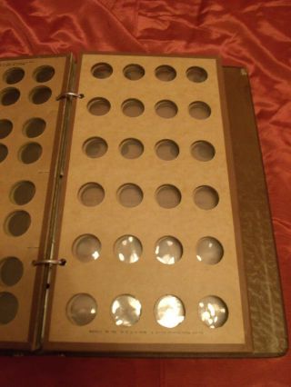 Vintage Rare National Coin Album Large Cents 1793 - 1857 & Nickel & Silver 3 Cent 5