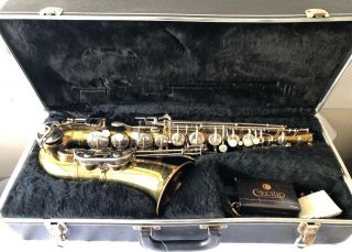 Selmer Bundy Ii Alto Saxophone With Case Usa Vintage
