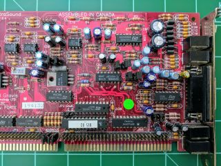 Vintage Advanced Gravis Ultrasound Classic 2.  4 ISA Sound Card AS - IS for Repair 3