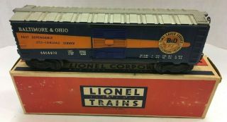 Vintage Lionel Train Box Car Baltimore & Ohio 6464 - 400 W/ Box