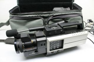 Rca Ckc021 Color Video Camera And Bag 11 - 88mm Lens Viewfinder Camcorder Vintage