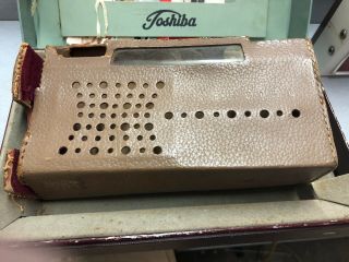 Vintage Toshiba Transistor Radio 7TM - 312S Rare Find 3