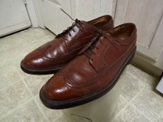 Vintage 70s Florsheim Imperial Shoes Made In Usa 11 E Good Cond Not Much