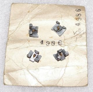 WW2 U.  S.  ARMY ENGINEER OFFICER INSIGNIA BADGE PINS ON DEALER CARD 2