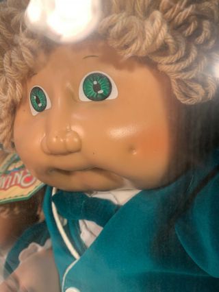 Vintage 1980s Cabbage Patch Limited Edition Twins NIB Box Green Eyes Blonde 3