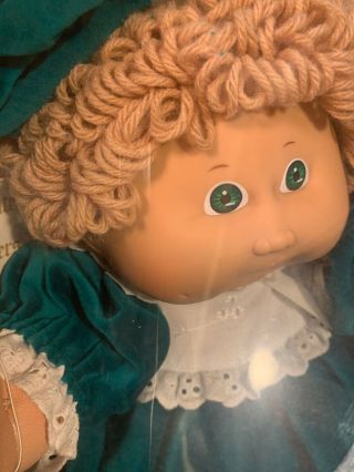 Vintage 1980s Cabbage Patch Limited Edition Twins NIB Box Green Eyes Blonde 4