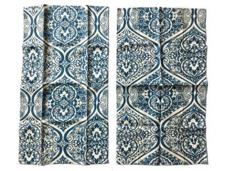 Set Of 2 " Old Stock " Vtg Vera Neumann Linen Kitchen Tea Towels 16 " X 28.  75 "
