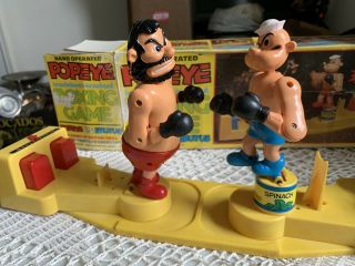 Vintage 1981 Popeye vs Brutus Knockdown Knockout Boxing Game Box 2