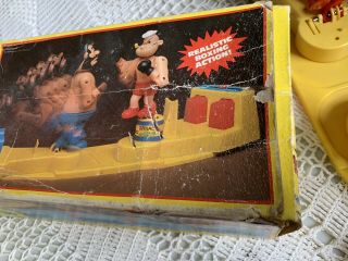 Vintage 1981 Popeye vs Brutus Knockdown Knockout Boxing Game Box 5