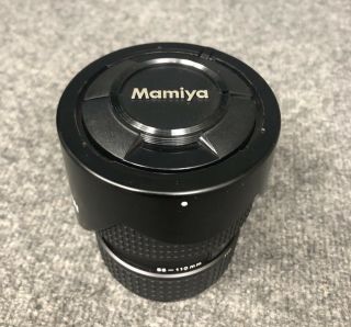 Rare Mamiya 645 Zoom AF 55 - 110mm f/4.  5 Lens W/Hood In EUC 3