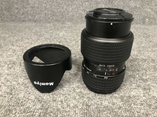 Rare Mamiya 645 Zoom AF 55 - 110mm f/4.  5 Lens W/Hood In EUC 4