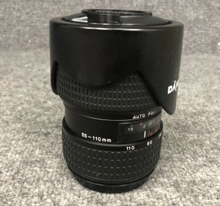 Rare Mamiya 645 Zoom AF 55 - 110mm f/4.  5 Lens W/Hood In EUC 6