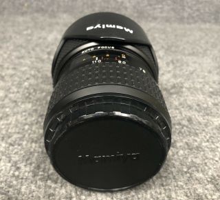 Rare Mamiya 645 Zoom AF 55 - 110mm f/4.  5 Lens W/Hood In EUC 9