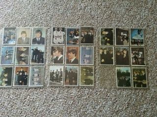 Vintage 1964 T.  C.  G.  Beatles Trading Cards 1st,  2nd,  Color and Hard Day ' s Night 2
