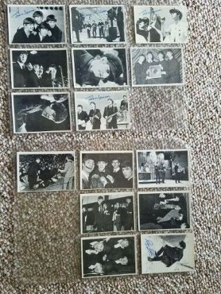 Vintage 1964 T.  C.  G.  Beatles Trading Cards 1st,  2nd,  Color and Hard Day ' s Night 3