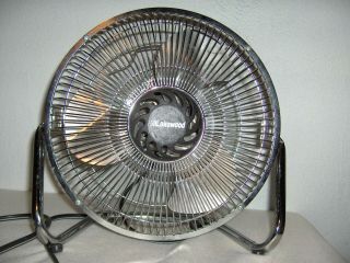 Vintage Rare Lakewood 3 - Speed High Velocity Fan,  Air Circulator,