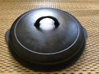 Vintage Griswold High Dome 10 Cast Iron Skillet Lid 1100a Rustic Camp Cookware