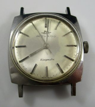Movado Kingmatic Sub Sea Wristwatch Vintage Runs