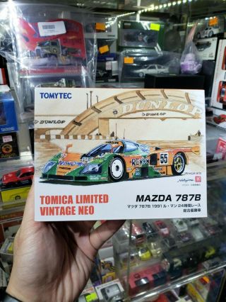 Tomica Limited Vintage Neo Tlv Mazda 787b 1991 Le Mans Champ 1/64 Tomy Tomytec