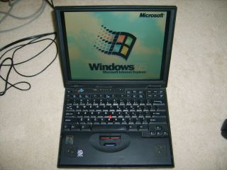 Vintage IBM ThinkPad 600E Type 2645 Laptop with Windows 95 Installed,  Rare 2
