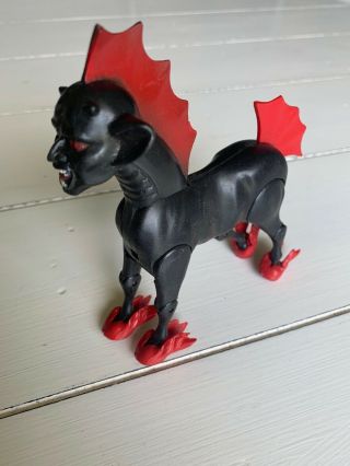 Dragonriders Of The Styx Fantar Black Demon Horse Rare Vintage Figure