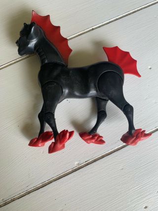 Dragonriders of the Styx Fantar Black Demon Horse Rare vintage figure 7