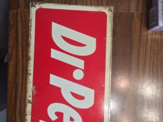 Vintage Dr.  Pepper Rack Topper Sign 3