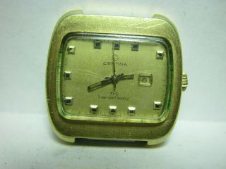 Vintage Swiss Watch Certina T,  C Town And Country - 70 S
