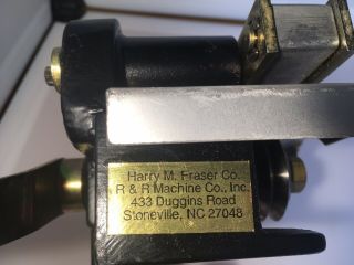 Vintage HARRY M FRASER STRIP SLITTER WOOL CUTTER Model 500 - 1 USA WITH 8 BLADE 6