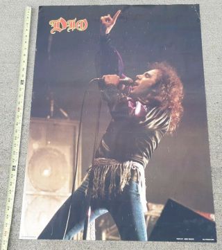 Ronnie James Dio Stage 1983 Vintage Concert Poster Niji Productions