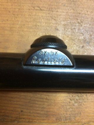 Vintage Redfield Widefield Lo - Pro 3x9x Rifle Scope