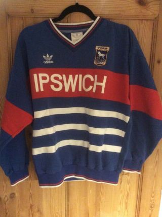 Ipswich Town Adidas Sweatshirt Vintage Rare