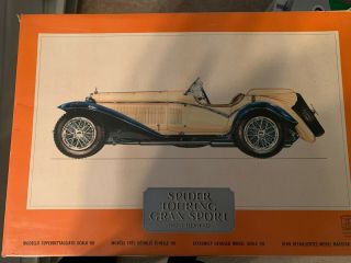 Pocher Torino 1/8 Alfa Romeo Spider Touring Gran Sport 1932 Kit No.  K 73 Italy