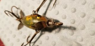 VINTAGE SHEAKSPEARE MIDGET WOODEN MINNOW LURE 5