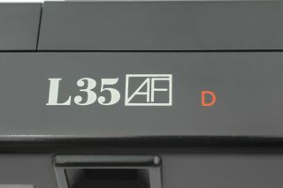 RARE 【MINT】 Nikon L35 AF RED ”D” Mark ISO 1000 35mm Film Camera Japan 1620 11