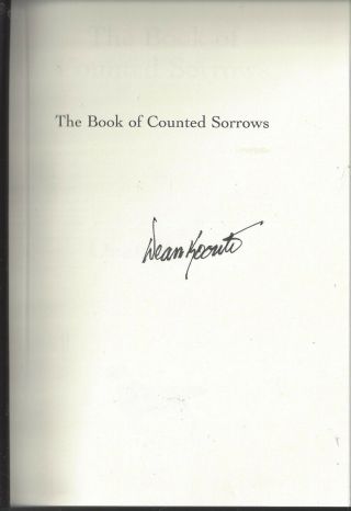 SIGNED DEAN KOONTZ - THE BOOK OF COUNTED SORROWS - RARE 2009 2
