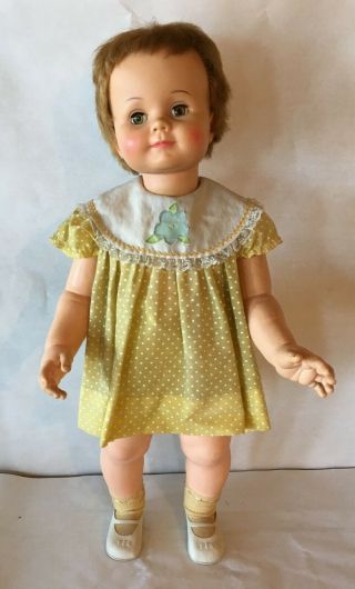 Vintage Ideal Toy Corp.  Saucy Walker Patti Playpal 32 " 1960s Bye 32 - 25 Toddler