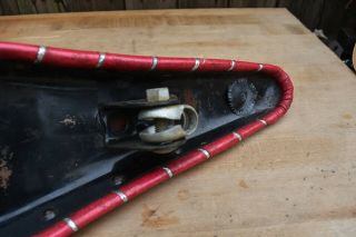 Vintage Schwinn StingRay Fastback Banana Seat Red Tufted Split 6
