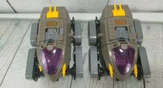 Vtg 1986 Coleco Starcom Vehicles Space Force Laser Rat & Shadow Raider