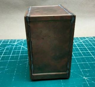 Antique copper / Brass piggy Bank - Vintage Safe - Locksmith 2