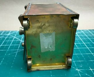 Antique copper / Brass piggy Bank - Vintage Safe - Locksmith 5