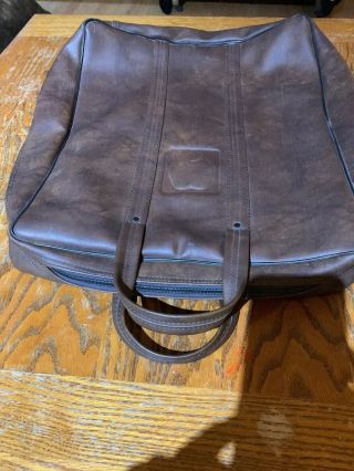 RARE - Vintage Apple II Computer Leather Carrying Bag Case 2