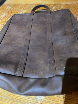 RARE - Vintage Apple II Computer Leather Carrying Bag Case 4