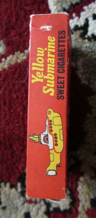 Beatles VERY RARE YELLOW SUBMARINE CANDY CIGARETTES W CARDS IN THE BOX 5