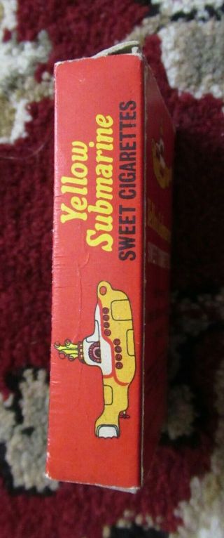 Beatles VERY RARE YELLOW SUBMARINE CANDY CIGARETTES W CARDS IN THE BOX 6