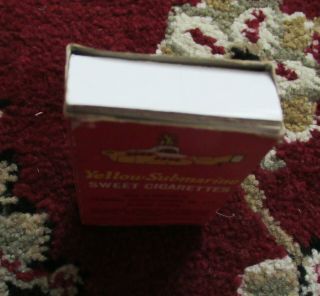 Beatles VERY RARE YELLOW SUBMARINE CANDY CIGARETTES W CARDS IN THE BOX 7