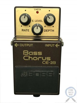 Boss Ce - 2b,  Bass Chorus,  Made In Japan 1987,  1st Year Production,  Vintage Effect