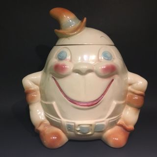 Vintage Brush Pottery Humpty Dumpty With Peaked Hat (w - 29)
